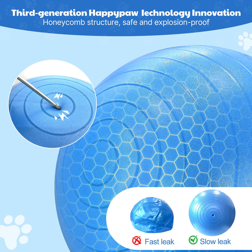 Happypaw 3.0 2026 Upgrade Herding Ball for Dogs – Enhanced Chew Resistance & Heavy-Duty Material, Dog Toy Agility Equipment for Australian Shepherds,Collies,Includes 5 Repair Patches