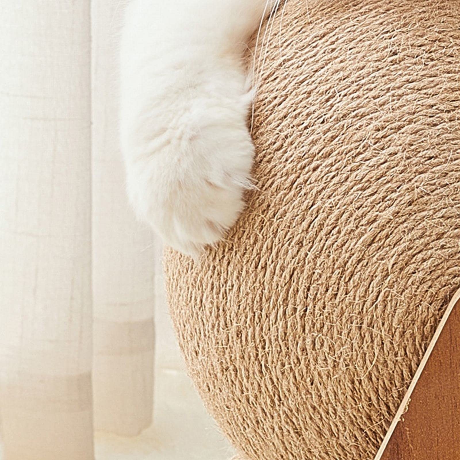 MENGKK Interactive Toys for Cats New Large Tumbler Cat Catching Ball Sisal Column Scratching Solid Wood Climbing Frame Toys Accessories