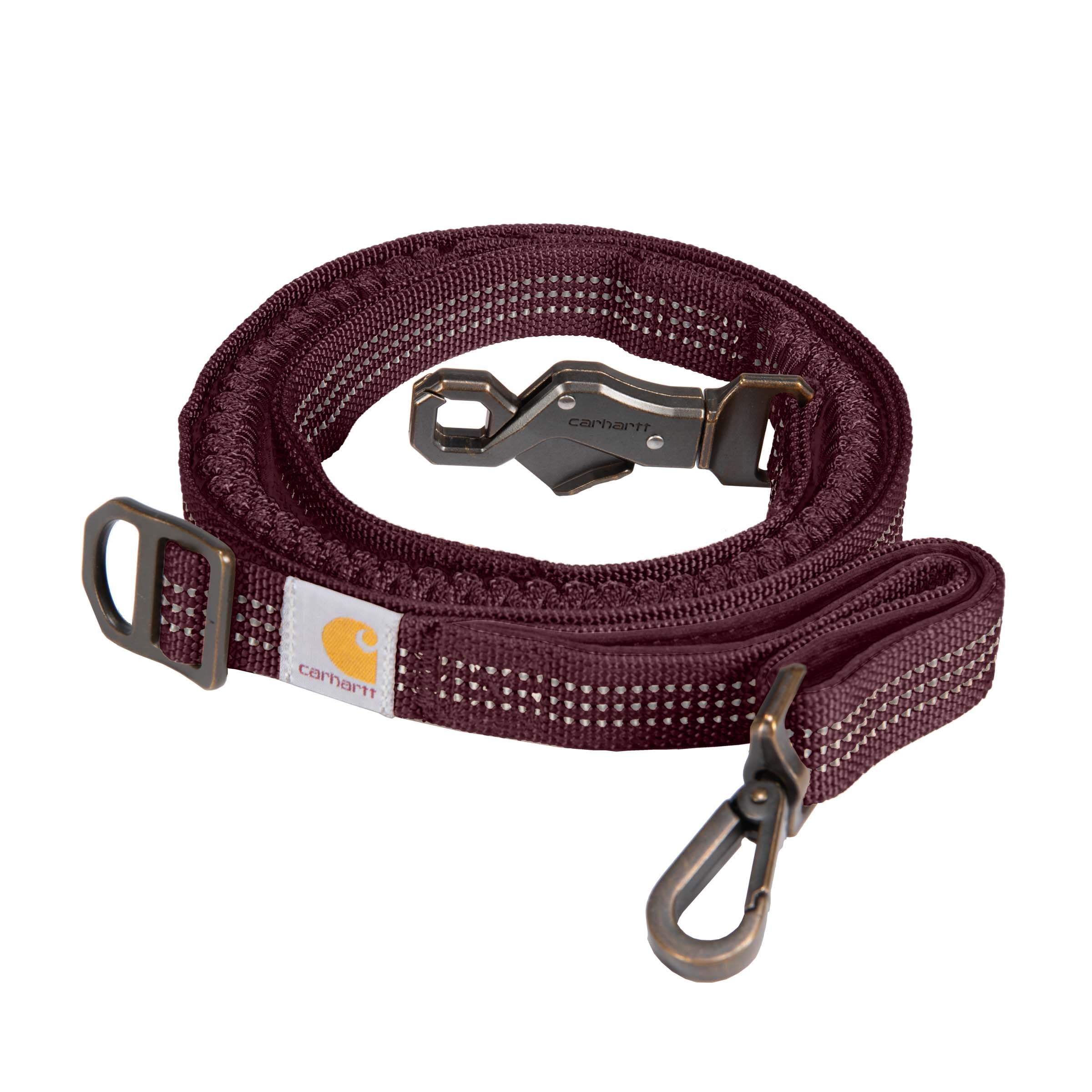 Carhartt Pet Durable Nylon Webbing Shock Absorbing Leash for Dogs, Reflective Stitching for Visibility
