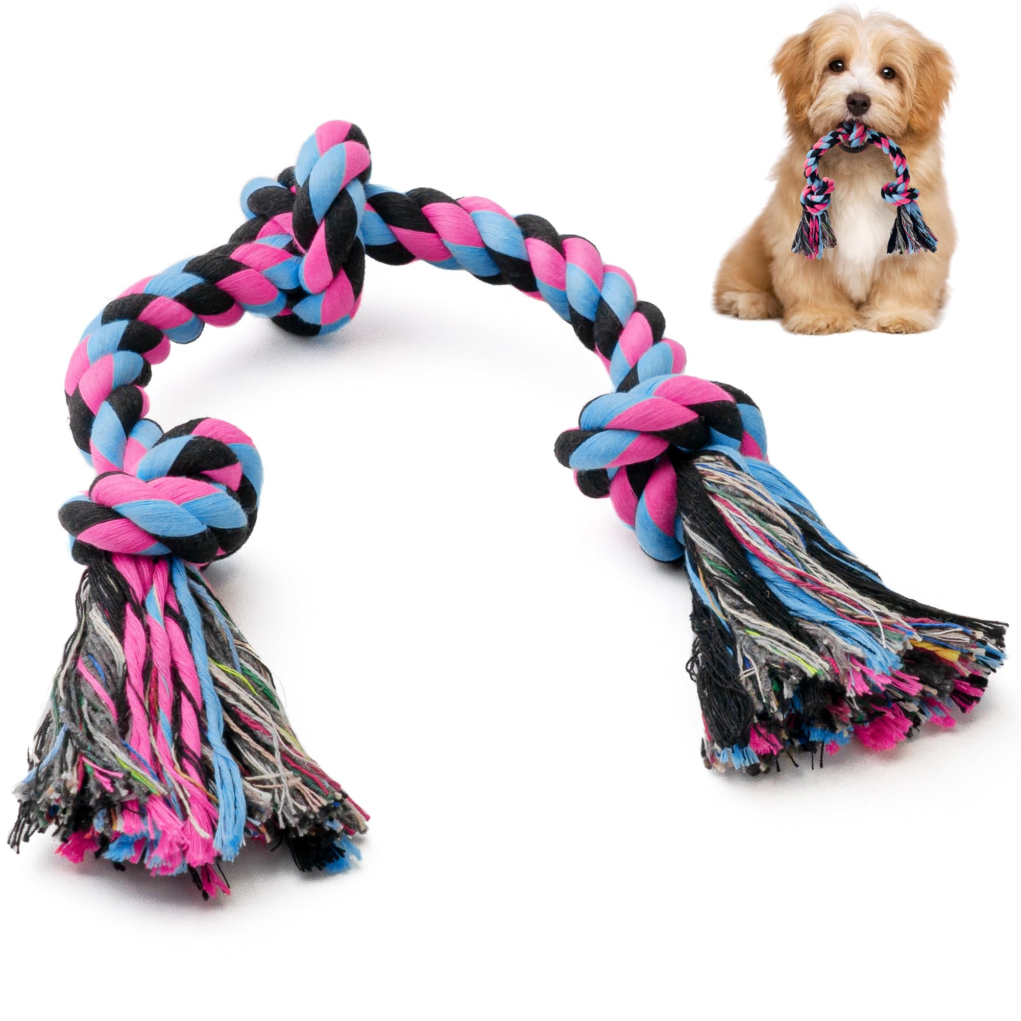 Large Dog Chew Toys, Tough Dog Toys for Aggressive Chewers Large Breed