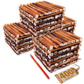 ValueBull USA Bully Sticks for Large Dogs, Thick 6 Inch, 400 Count