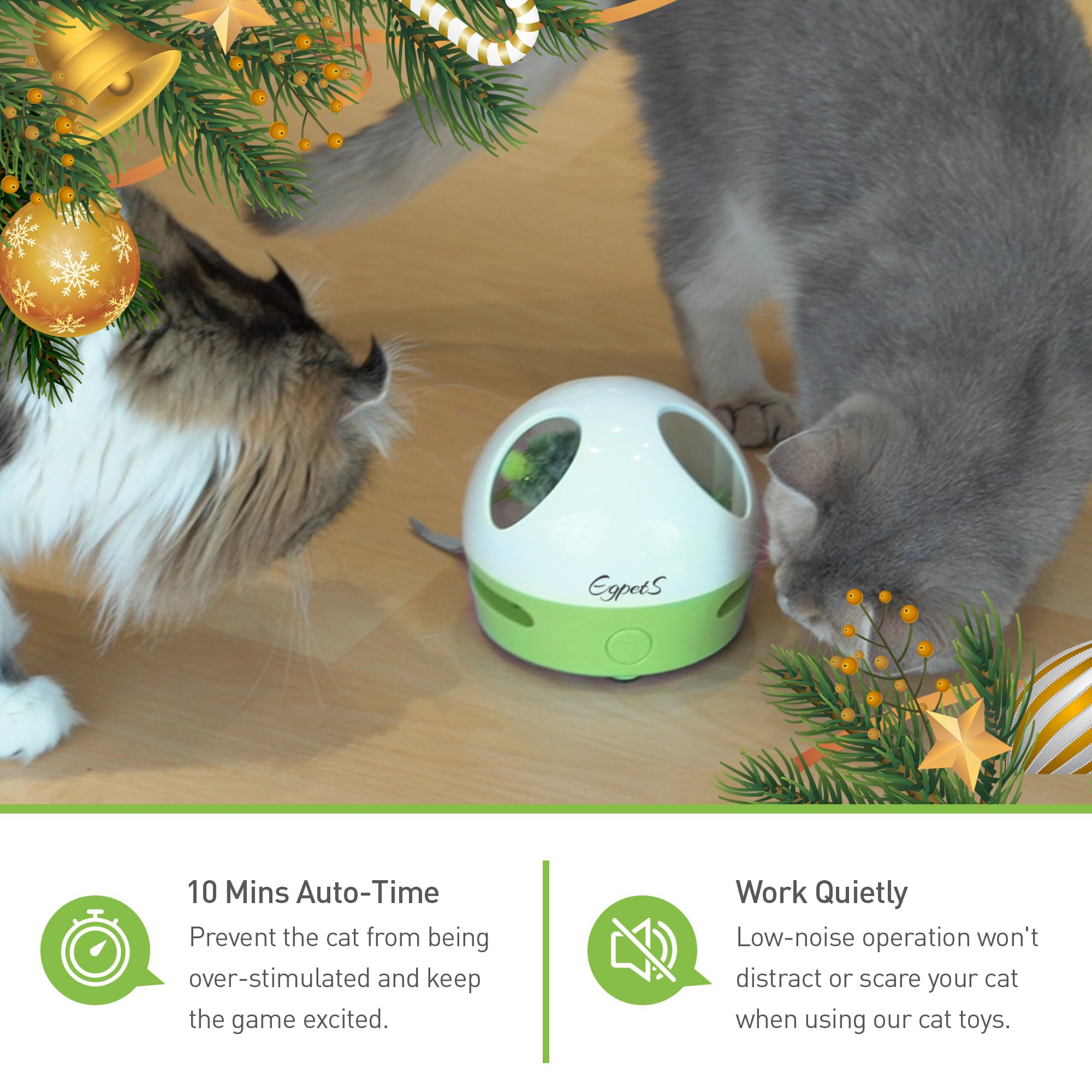 EGPETS Cat Toy, Hide Mouse Cat Toy