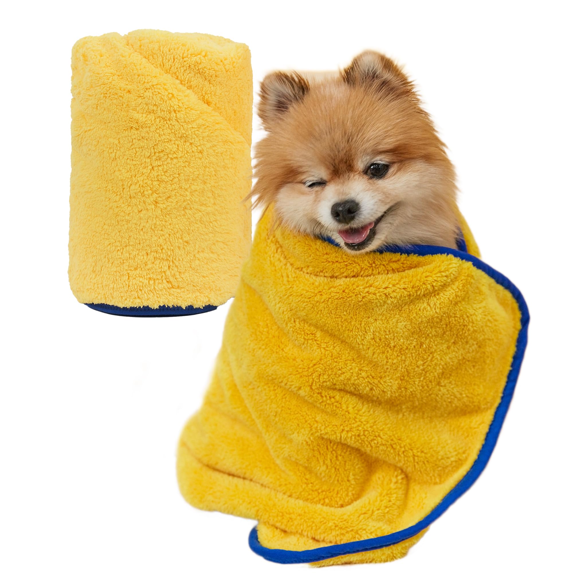 PETHROOM Super Absorbent Microfiber Pet Bath Towel - Large
