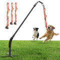 DESELL Outdoor Tether Tug Dog Rope Toy Interactive Tug of War Toy for Large Medium Small Dogs