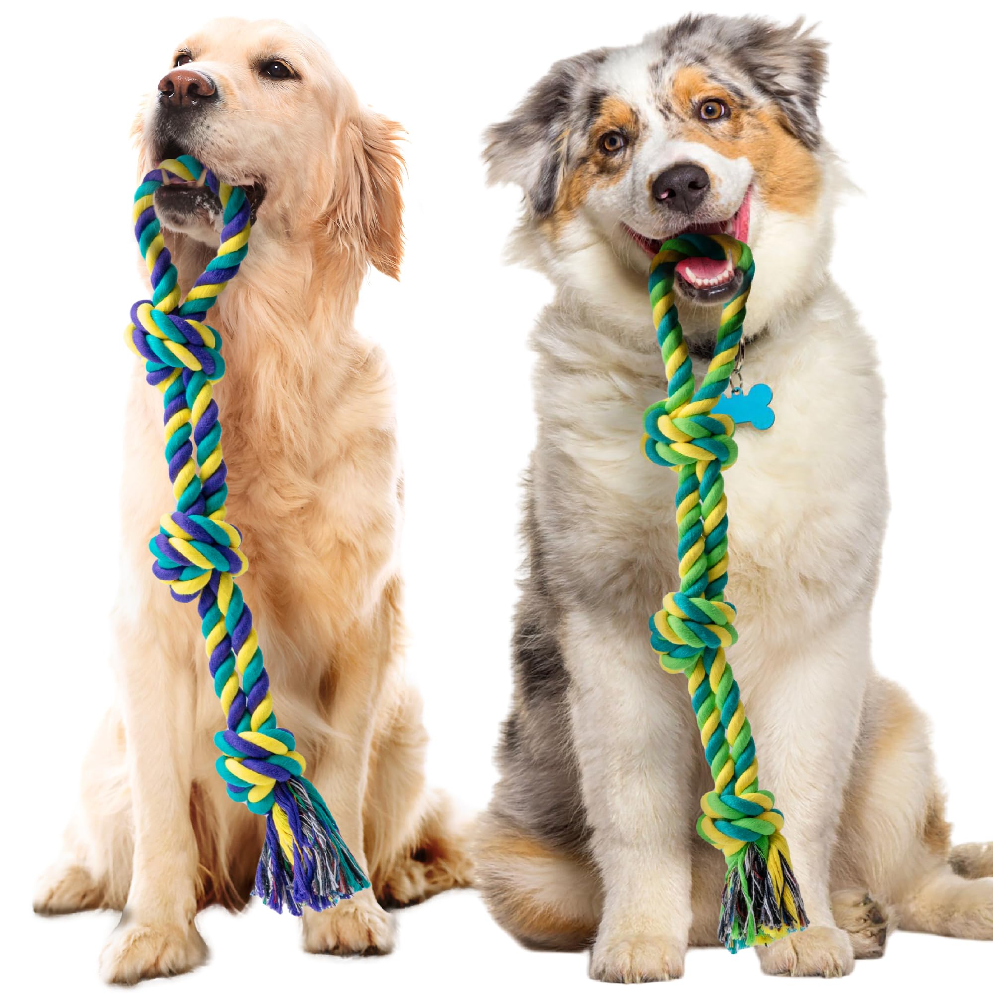 Large Dog Chew Toys, Tough Dog Toys for Aggressive Chewers Large Breed