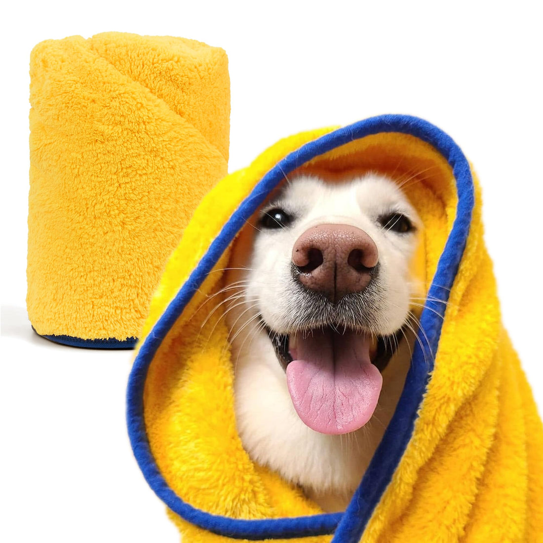 PETHROOM Super Absorbent Microfiber Pet Bath Towel - Large