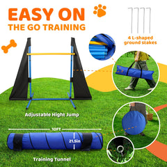 POPMOON Dog Agility Training Equipment & Obstacle Set
