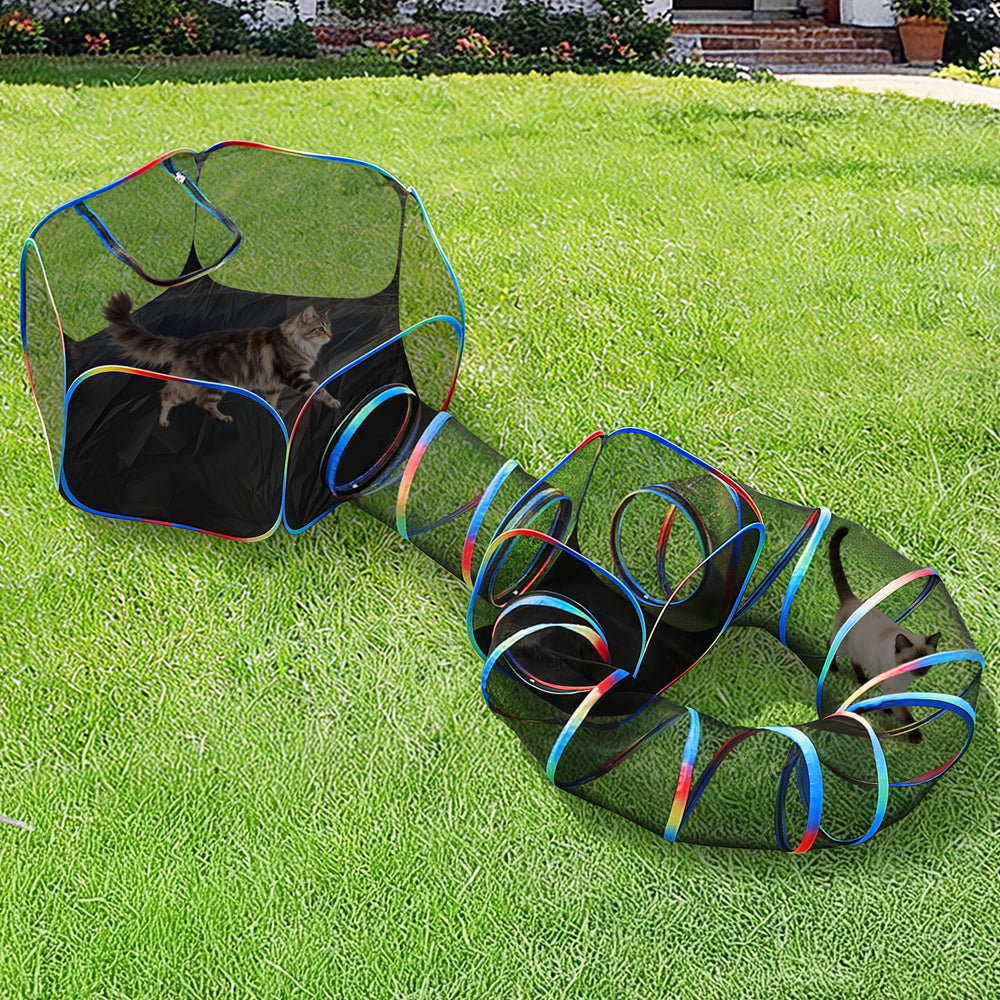 TOYSBOOM Portable Outdoor Cat Enclosure & Playpen Set