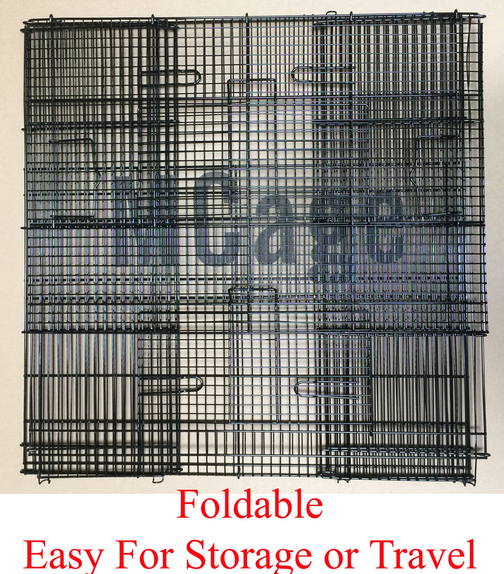Mcage Three Size, 3 Level with Tight 3/8 Inch Bar Spacing Shelves Ladders for Guinea Pig Ferret Chinchilla Sugar Glider Rats Mice Gerbil Animal Cage