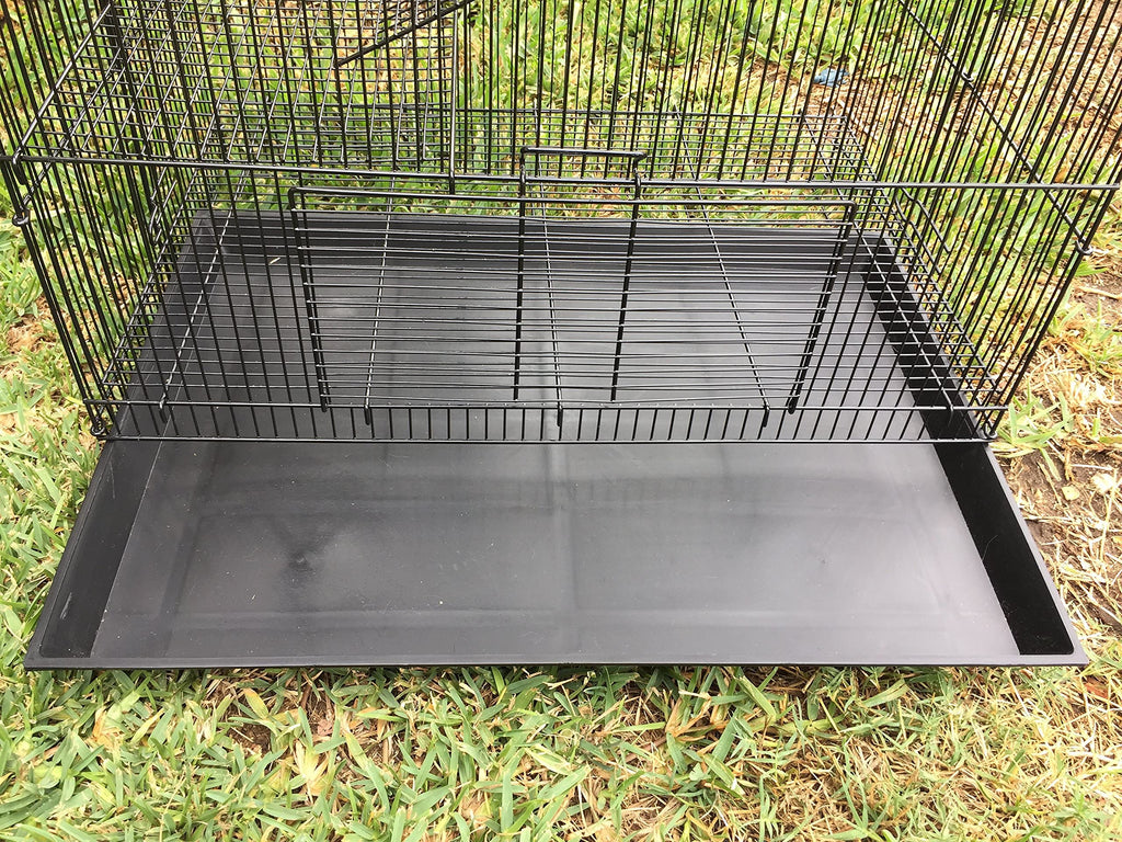 Mcage Three Size, 3 Level with Tight 3/8 Inch Bar Spacing Shelves Ladders for Guinea Pig Ferret Chinchilla Sugar Glider Rats Mice Gerbil Animal Cage